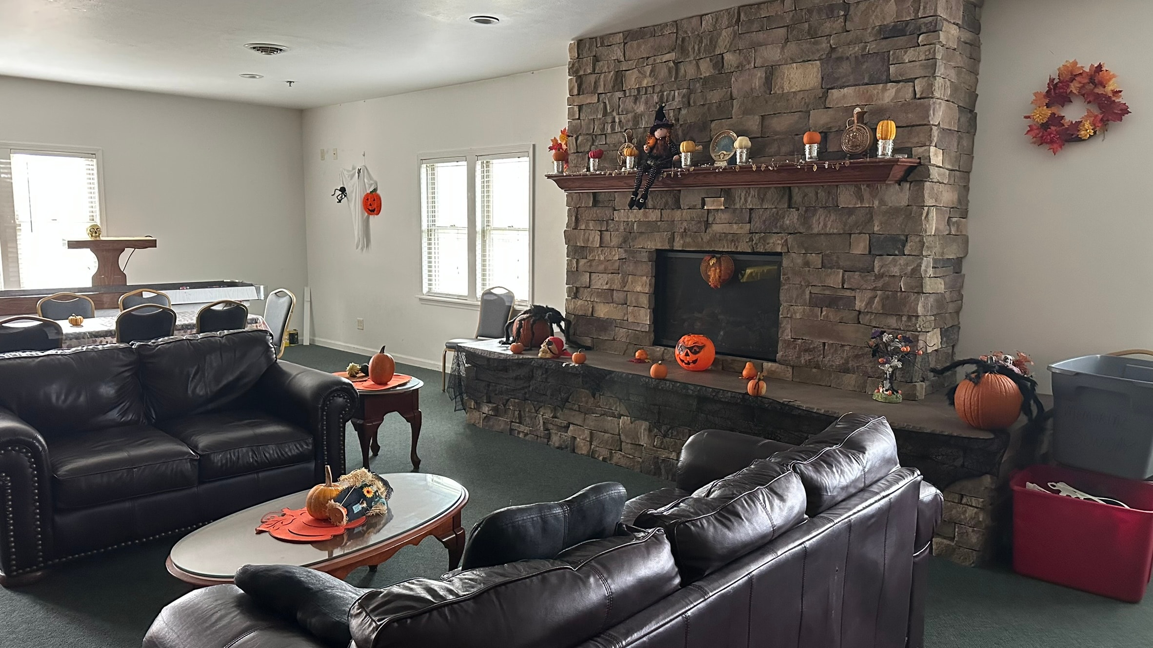 Paul K. Majo Memorial Fireplace