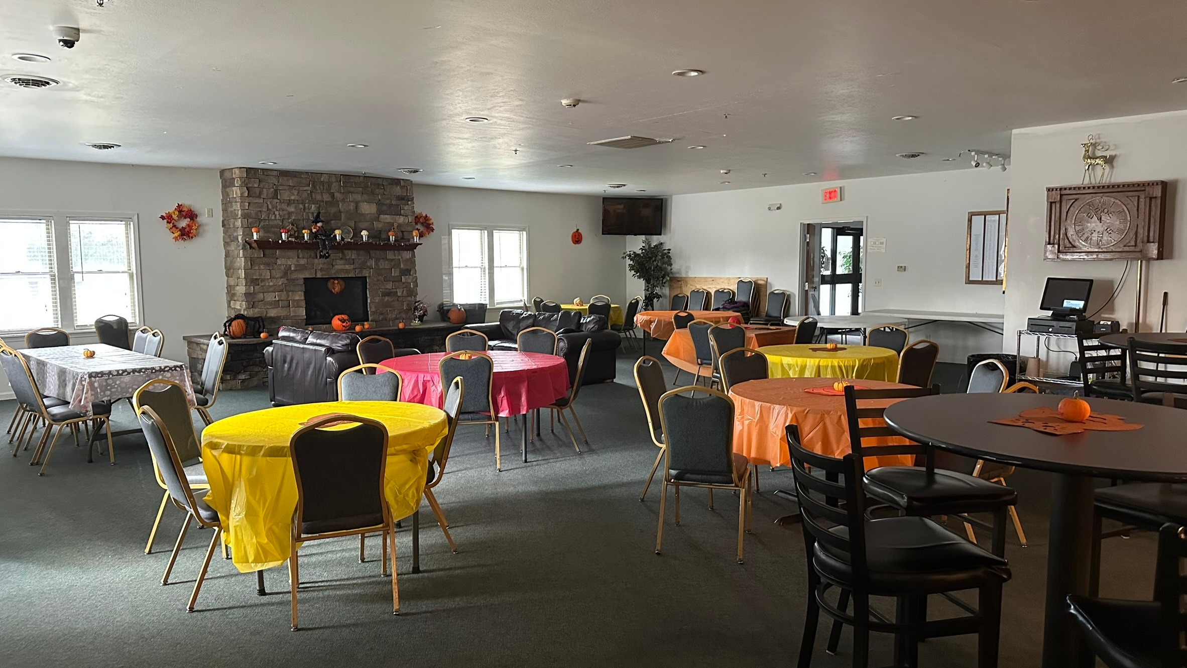 Game room at the lodge